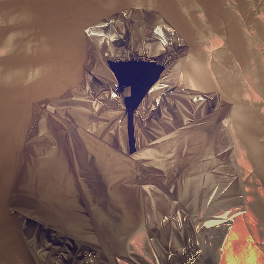 Forever 21 silver jacket